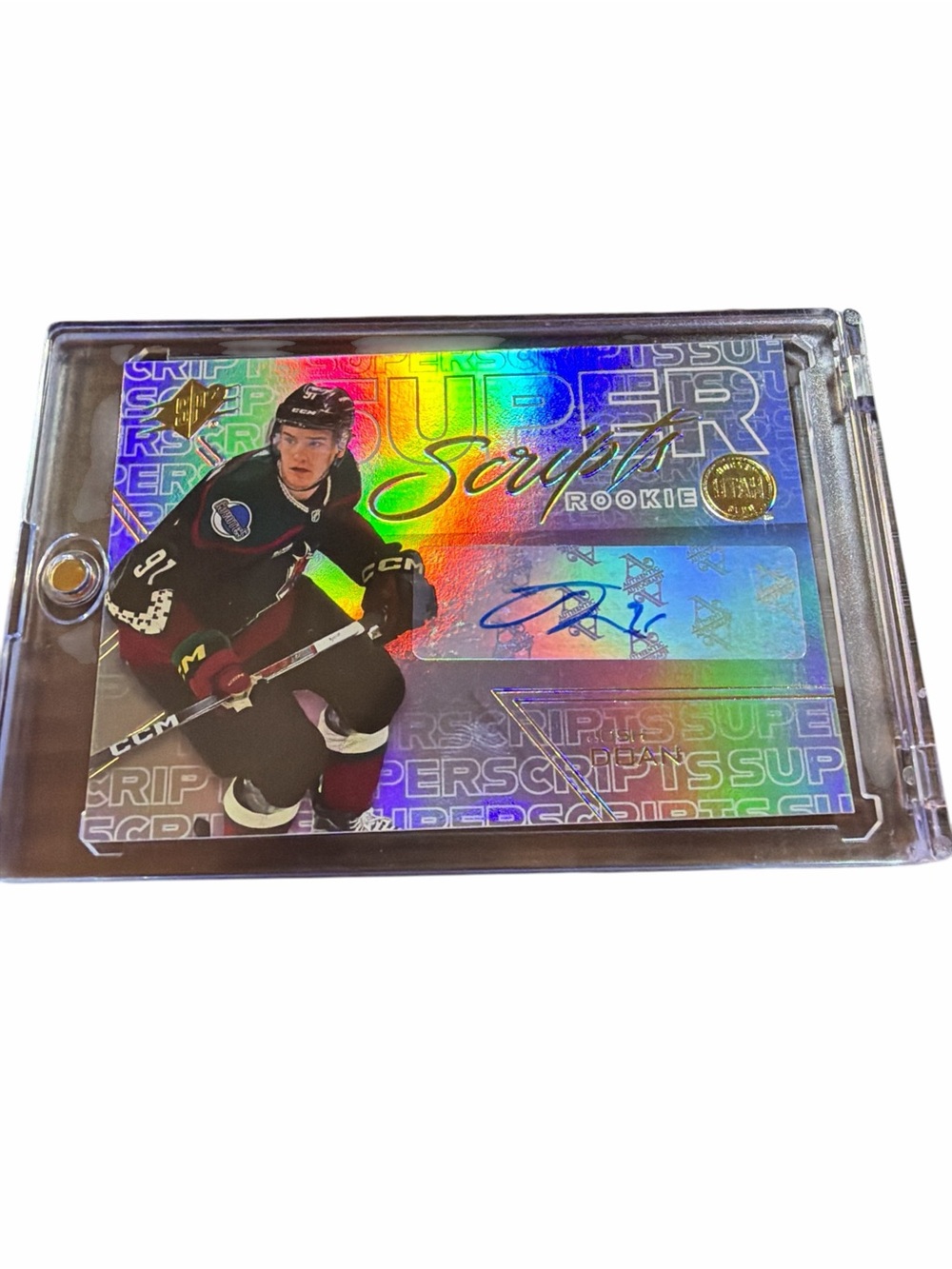 Josh Doan Signed Rookie Card - 2024-25 Upper Deck SPx Super Scripts
